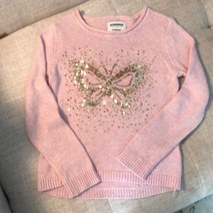 Pink sparkly sweater